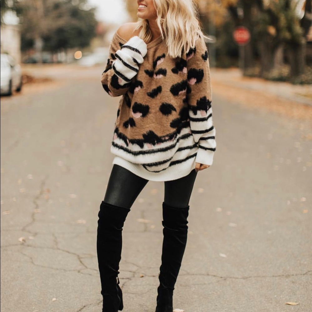 Leopard sweater